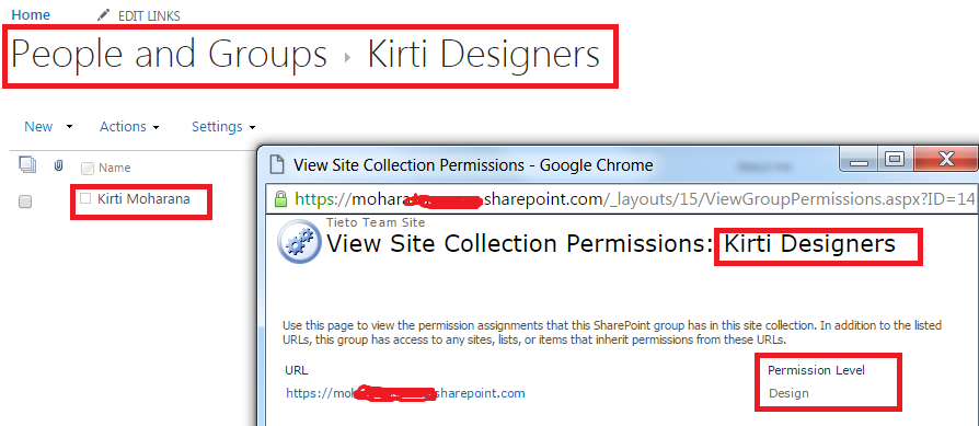modify Groupe Permission